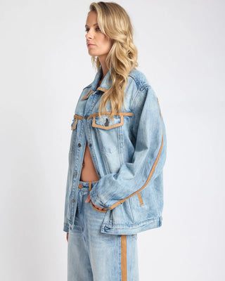 Rodeo Queen Boyfriend Denim Jacket - Salty Dog