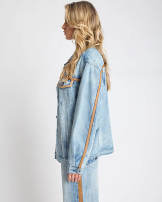 Rodeo Queen Boyfriend Denim Jacket - Salty Dog