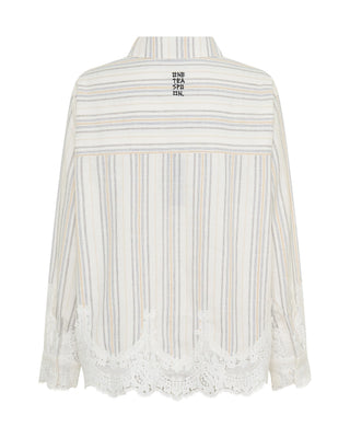 Moonlight Prairie Tuxedo Shirt - White Stripe