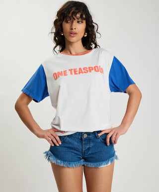 Game Day Boyfriend Tee - White