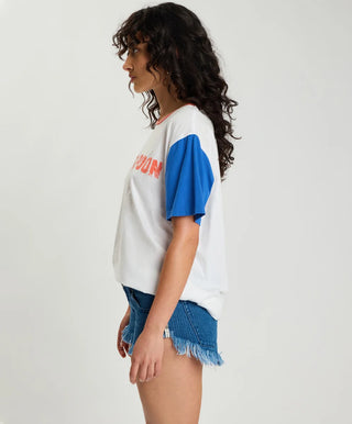 Game Day Boyfriend Tee - White