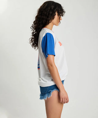 Game Day Boyfriend Tee - White