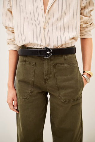 BRENDON - leather belt
