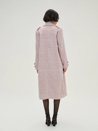 Strawberry Cream Tweed Coat