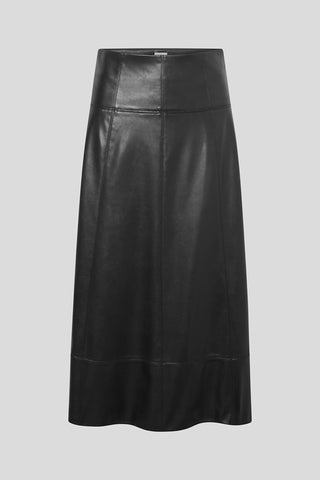 Page Faux Leather Skirt