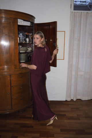 Tyne Satin Skirt