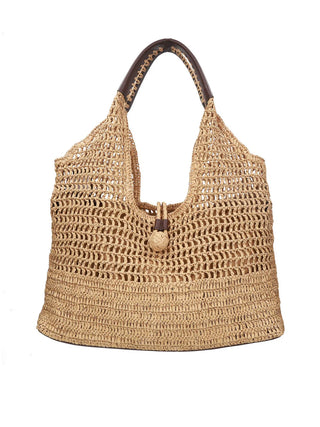 Woven Raffia Hobo