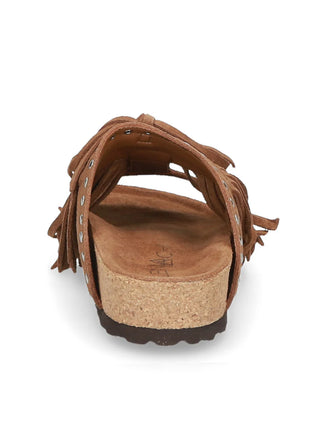 Tan Suede Mule Sandal