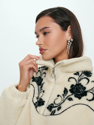 WESTERN FLORAL SHERPA