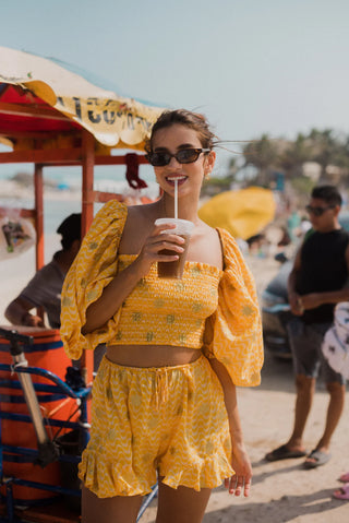 PEPITA ARIZONA YELLOW TOP