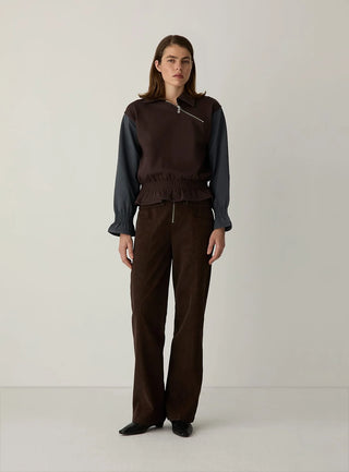 JOLANDA BROWN SWEATSHIRT