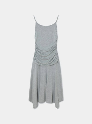 LUMA GREY MIDI DRESS