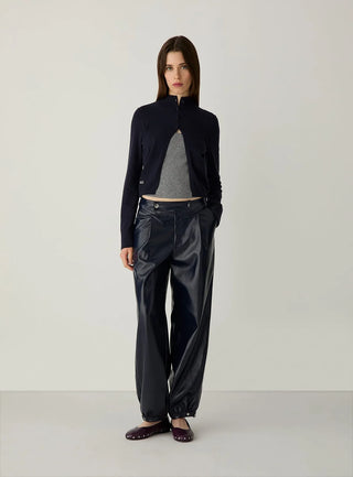 HALSEY NAVY CARDIGAN
