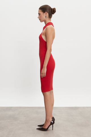 EVA KNITTED MIDI DRESS