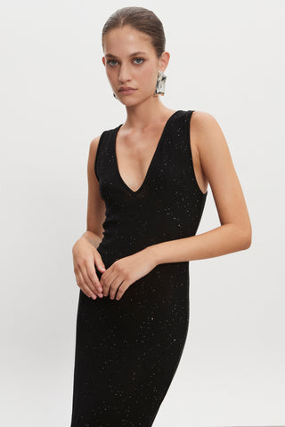 MAGNETIC KNITTED MAXI DRESS