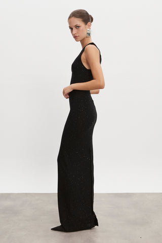 MAGNETIC KNITTED MAXI DRESS