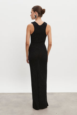 MAGNETIC KNITTED MAXI DRESS
