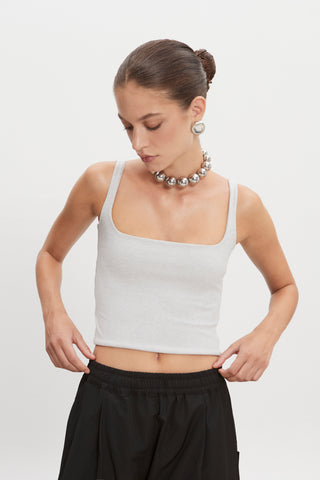 BITE TOP GREY MELANGE