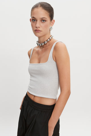 BITE TOP GREY MELANGE