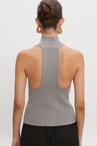 HEAVEN KNITTED TOP GREY
