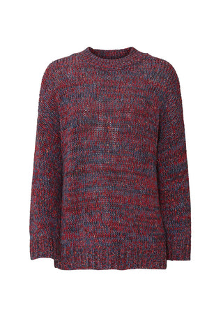 MERLOT HACKNEY SWEATER