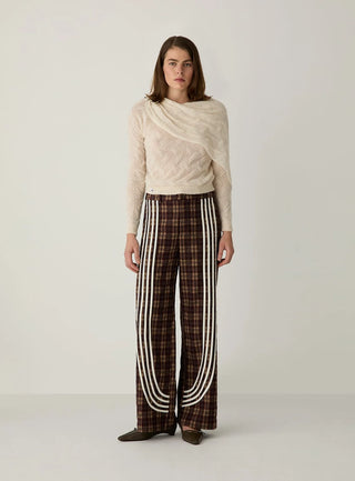 PARKER ECRU TEXTURED KNIT