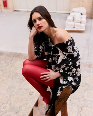 Poncho Franny -Black