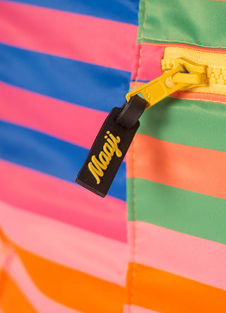 Striped Mule Pasion Tote Bags