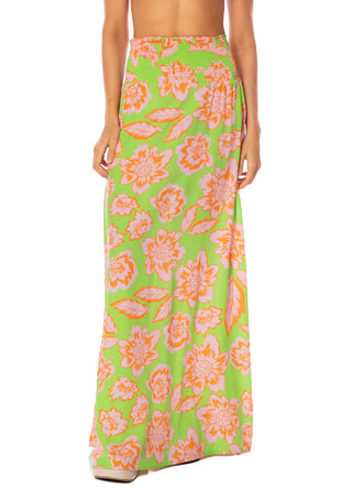 Sunset Petals Aubrey Long Skirt