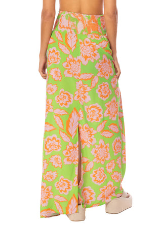 Sunset Petals Aubrey Long Skirt
