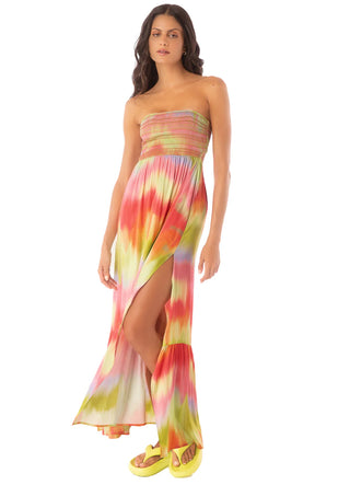 LIME OMBRÉ NATASHA DRESS