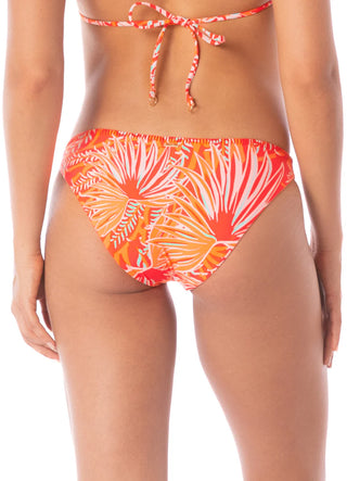 Coral Foliage Bikini Set Style II