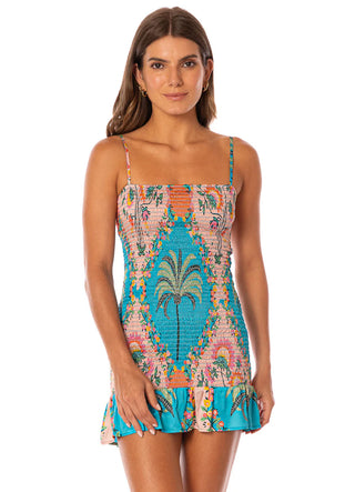 Arabian Palm Zephyra Short Dress