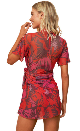 Scarlet Tulip Derry Short Kimono