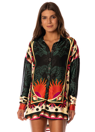 Flamingo Night Dreambound V Long Shirt