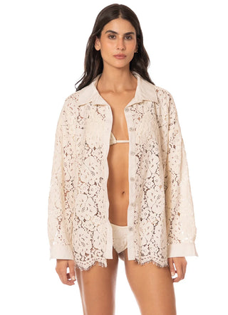 Lace Whisper Dreambound Long Shirt