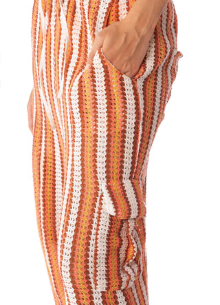 Stripe Crochet Elodie Pants