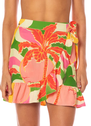Tropical Breeze Oceane V Short Skirt