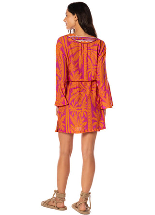 Flamingo Palm Enjoyable V Kaftan