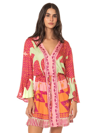 FUNKY PALMS ENJOYABLE KAFTAN