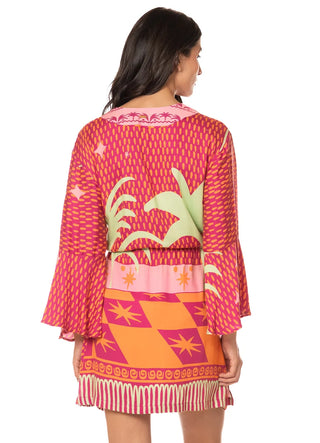 FUNKY PALMS ENJOYABLE KAFTAN