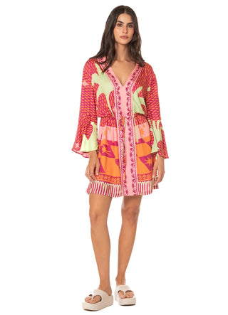 FUNKY PALMS ENJOYABLE KAFTAN