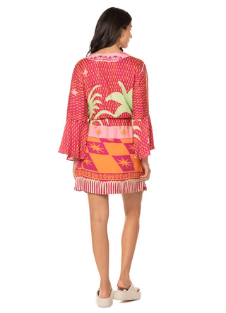 FUNKY PALMS ENJOYABLE KAFTAN