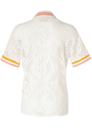 FLOWERY CROCHET LANA SHIRT