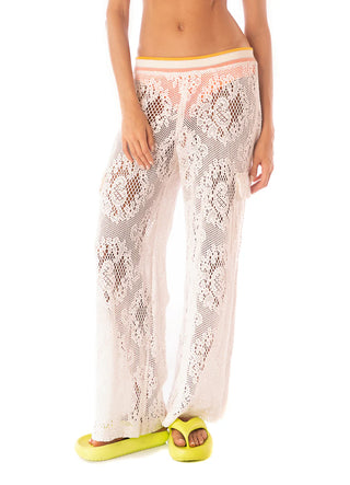 FLOWERY CROCHET GINEVRA PANTS
