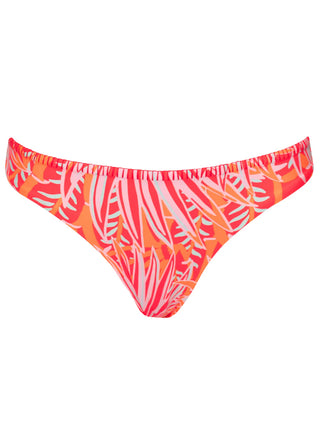Coral Foliage Bikini Set