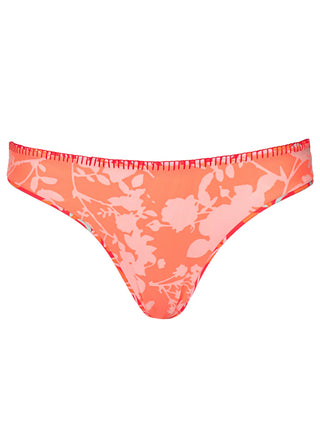 Coral Foliage Bikini Set