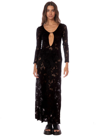Midnight Shadow Nini Long Dress