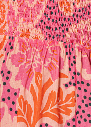Blush Floral Lavinia Long Dress