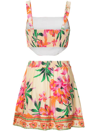 Bubbly Blossom Mini Short Dress